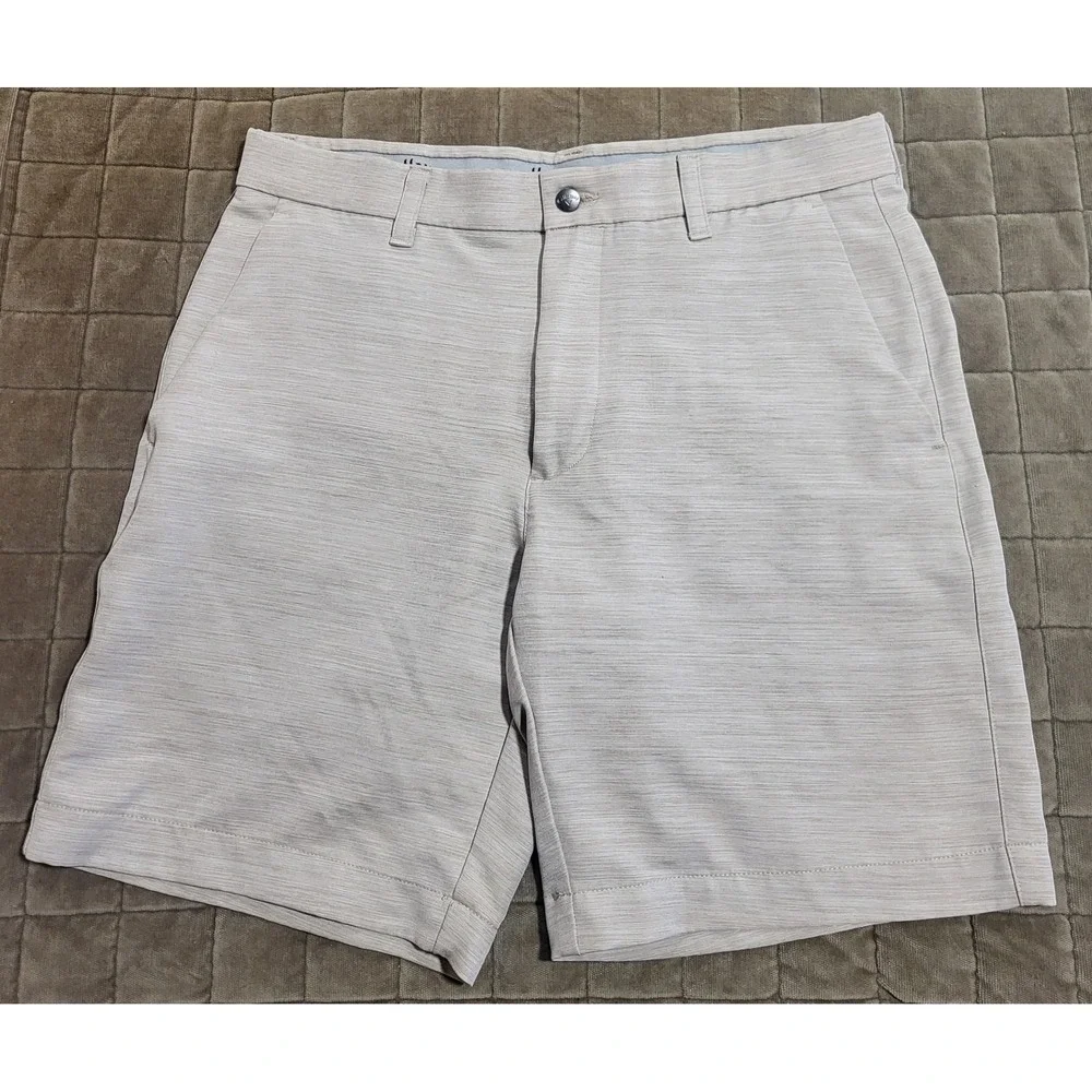 Callaway Shorts Mens 32 Gray Performance Golf Opti-Dri Stretch Media Pocket